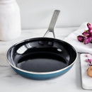 Merten & Storck Steel Core Enameled 9.5" Frypan - Aegean Teal