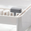 StoreMore Lid Holder: Non-Slip Pot & Pan Lid Organizer, Freestanding Kitchen Storage, Steel & Plastic, Black