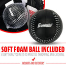 10" T-Web Glove with Ball - Youth PVC Mitt, Right-Handed