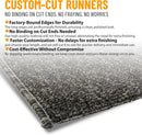 2'7" X 30' Ultra-Thin Hallway Runner Rug - Black
