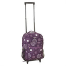 Rolling Backpack - Purple/White
