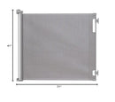 Retractable Baby Gate - Gray