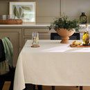 120"x60" Linen Blend Tablecloth Cream