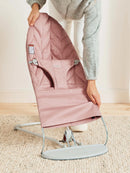 Extra Fabric Seat for Bouncer Bliss - Dusty Pink / Woven, Petal Quilt