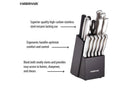 15pc Stainless Steel Knife Block Set
