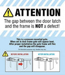 Easy Step 38.5-Inch Extra Wide Walk Thru Baby Gate - White