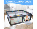 Small Playpen for Babies - Foldable Playmat & Basketball Hoop