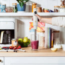 Immersion Blender with Chopper and Measuring Cup - White