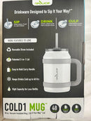 50 oz Stainless Steel Tumbler - White