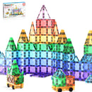 120-Piece Travel Size Magnetic Tile Building Set