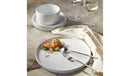 12pc Stoneware Dinnerware Set - White