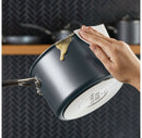 Nonstick Induction Straining 3qt Saucepan with Lid - Graphite