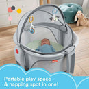 Portable Baby Dome - Grey