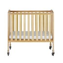 Folding Portable Mini Crib - Natural