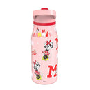 Zak Designs 14oz Minnie Mouse Tranquility Sip Water Bottle