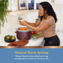 4.5qt Manual Slow Cooker - Red