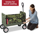 3-in-1 Camo Folding Wagon - Green