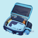 Kids Prints Lunch 5-Piece Set with Ice Packs - Abyss Blue Speckle Confetti