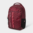 Center Backpack - Dark Red Logo AOP