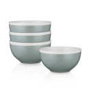 Serenity Stoneware Bowl Set of 4 - Green and Cream