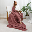 Muslin Cotton Blanket - Wine