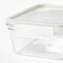 14 Cup Plastic Rectangle Food Storage Container - Clear