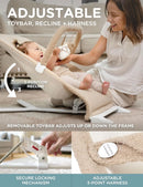 Alpine Deluxe Portable Bouncer  - Tan Sherpa