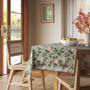 104"x60" Botanical Floral Tablecloth