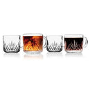 3.5 oz Silver Set of 4 Dublin Espresso Mugs