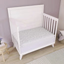 2 in 1 Breathable Fiber Two Sided Portable Mini Crib Mattress - White