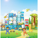 150PCS 3-in-1 Theme Magnetic Tile Set - Aquarium Safari and Metro Theme