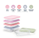 10-Piece Glass Meal Prep Food Storage Container Set