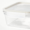 4pc (set of 2) 5.5 Cup Tritan Plastic Rectangle Food Storage Container Set