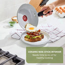 Simply Cook 20pc Ceramic Nonstick Cookware Set- Black
