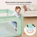74"x50 Baby Playpen - Dark Green