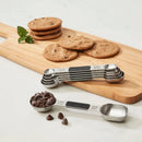 Stainless Steel Magnetic Measuring Spoon Set - 6 Pieces