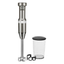 KitchenAid Corded 3-Speed Hand Blender Contour Silver: Immersion Handheld Blender, Dishwasher-Safe, BPA-Free, 180W