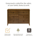 Sprout 6-Drawer Double Dresser - Natural Walnut