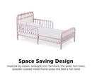 Metal Toddler Bed - Gold