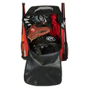 Youth Baseball Backpack - Black/Red