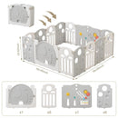 Baby Playpen - Grey