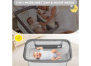 Baby Bassinet 2 in 1 Bedside Sleeper - Dark Gray
