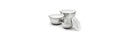 Set of 3 Stainless Steel Mixing Bowls with Lids