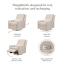 Sigi Glider Power Recliner - Light Wood