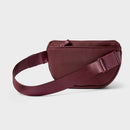 Solid-Color Belt Fanny Pack - Maroon