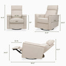 Willa Plus Power Glider Recliner w/ Power Headrest - Performance Ivory Boucle