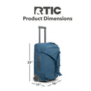 Road Trip Duffle Bag Rolling - Blue