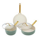 Reserve Ceramic 5-piece Cookware Set - Green