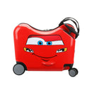Cars Carry On Spinner Hardside Ride On Suitcase - Red