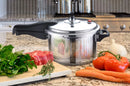 Stove Top Pressure Cooker - 6 Quart Aluminum